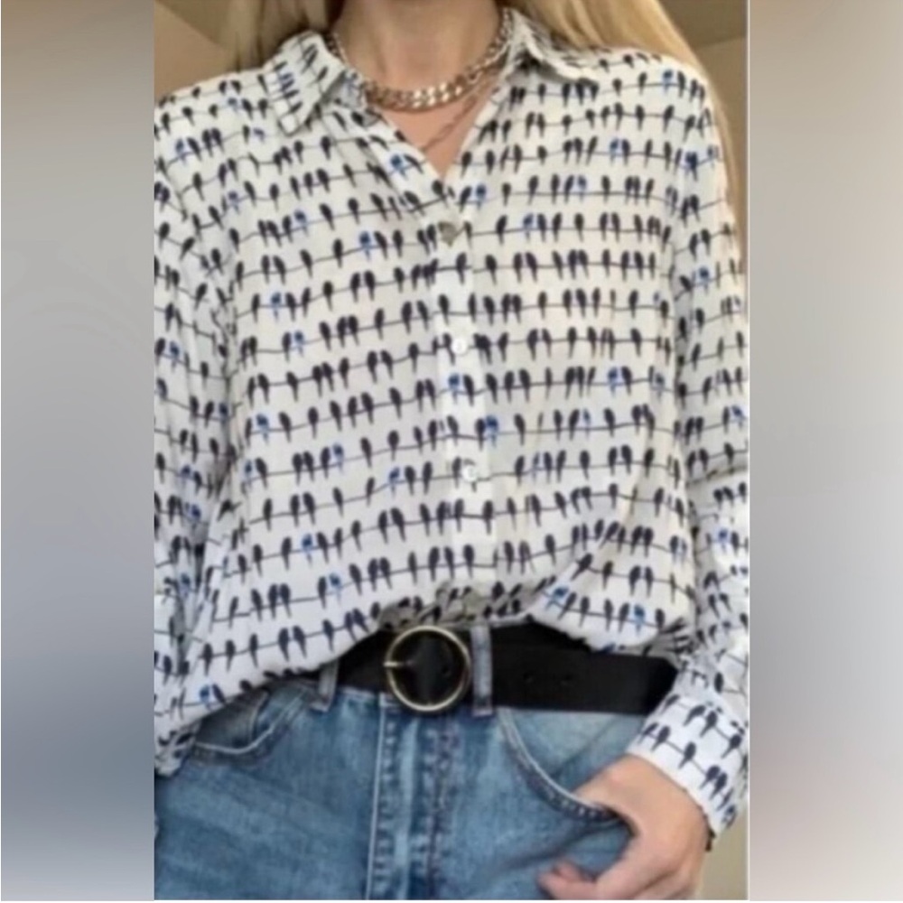 Jane & Delancey chambray top